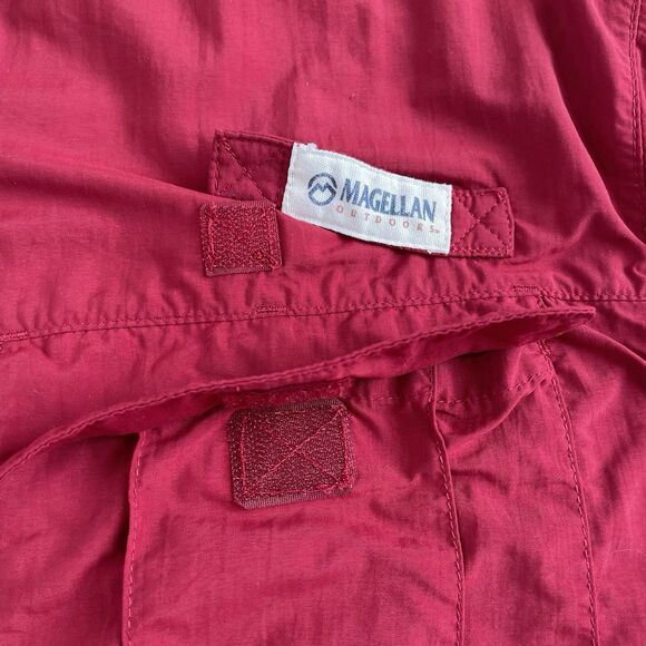 Magellan Relaxed Fit Moisture Wicking Fish Gear Long Sleeve Shirt Red Size XL - Picture 10 of 12